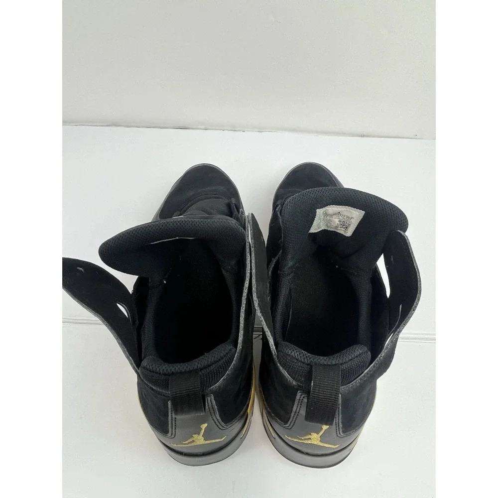 Nike Air Jordan Flight Club '91 Men's Size 10.5 Black Metallic Gold DC7329-007